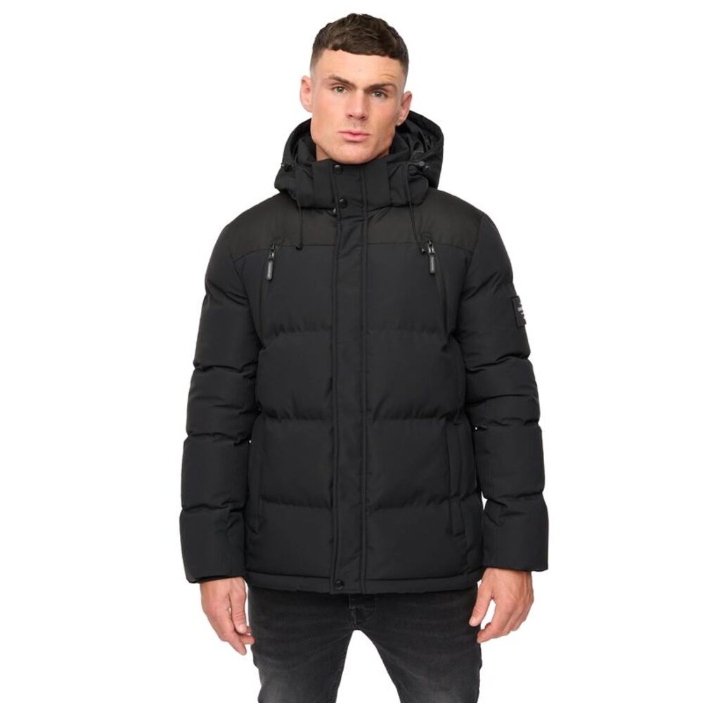Crosshatch Mens Menray Jacket / Black